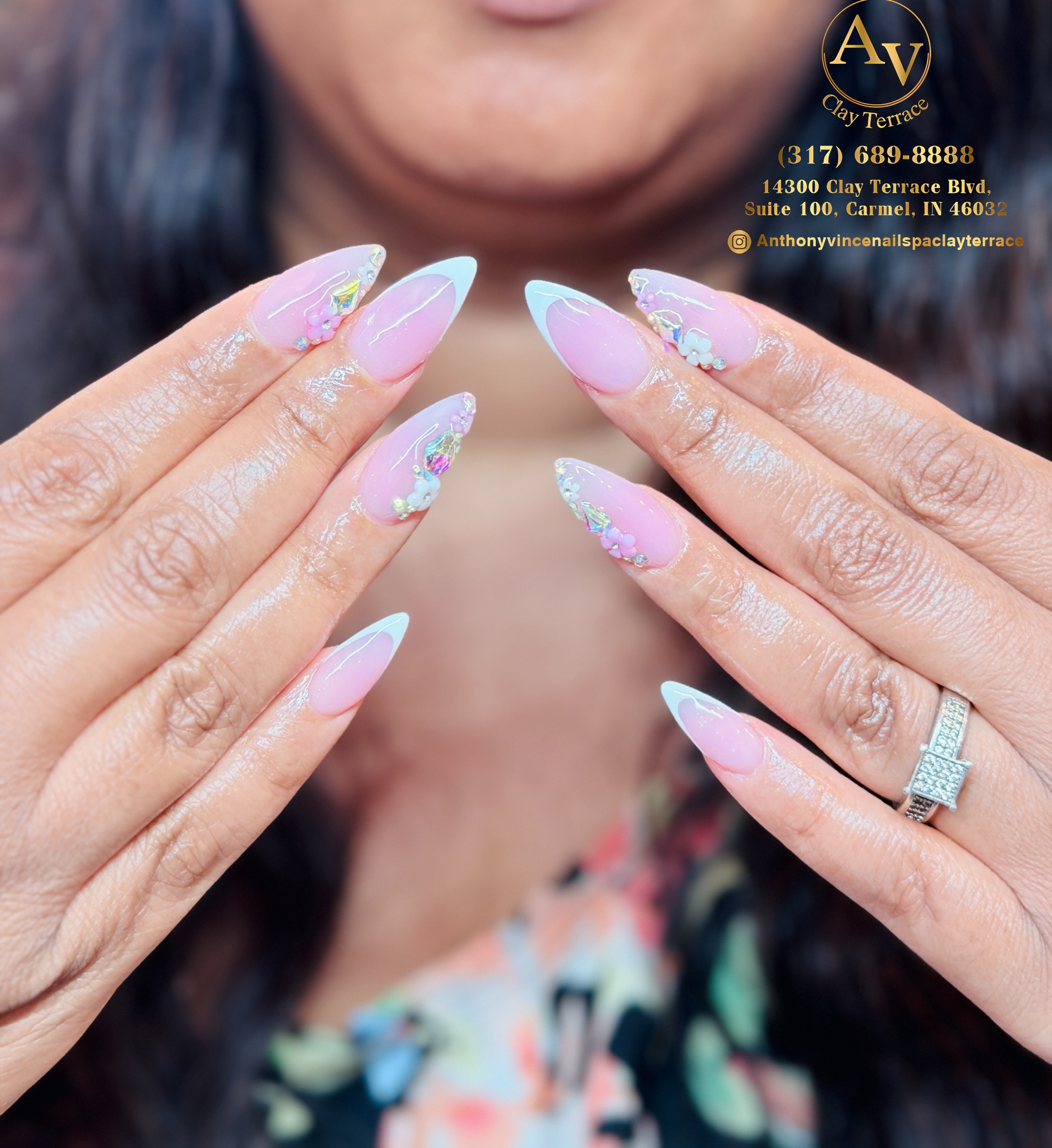 Summer Nail Style by Anthony Vince' Nail Spa in Carmel, IN 46032